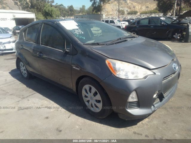 TOYOTA PRIUS C 2012 jtdkdtb30c1513611