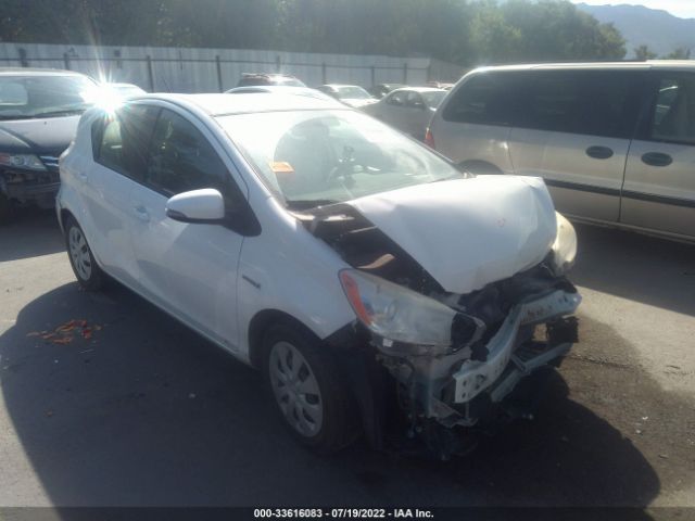 TOYOTA PRIUS C 2012 jtdkdtb30c1514046