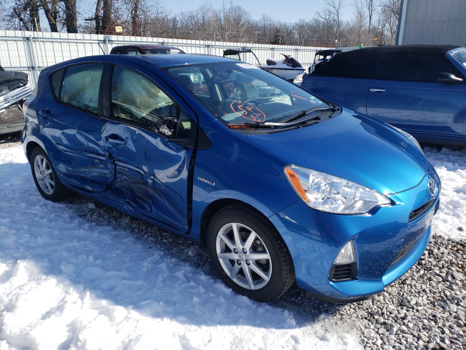 TOYOTA PRIUS C 2012 jtdkdtb30c1526262