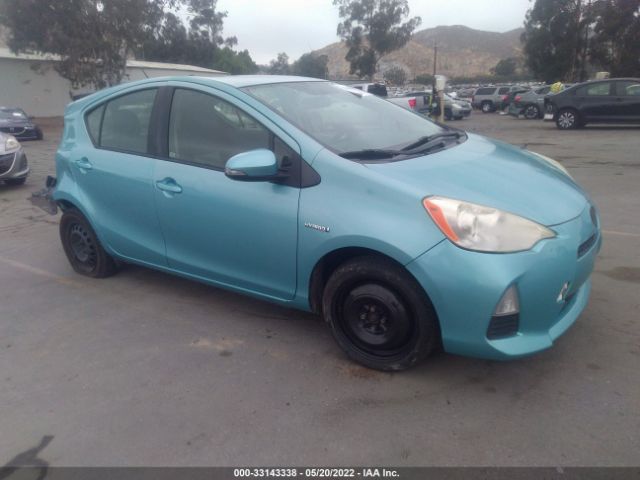 TOYOTA PRIUS C 2013 jtdkdtb30d1042514