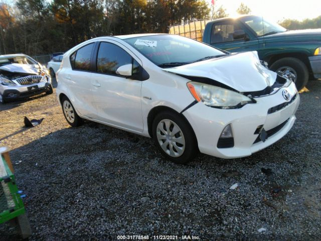 TOYOTA PRIUS C 2013 jtdkdtb30d1532354