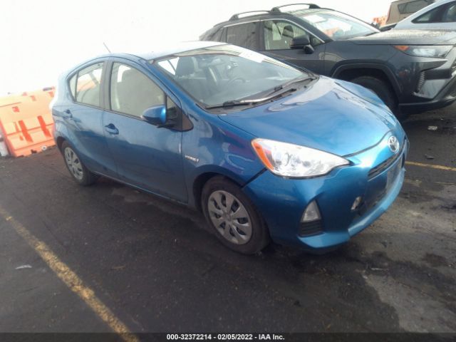 TOYOTA PRIUS C 2013 jtdkdtb30d1533231