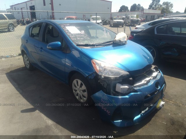 TOYOTA PRIUS C 2013 jtdkdtb30d1540650