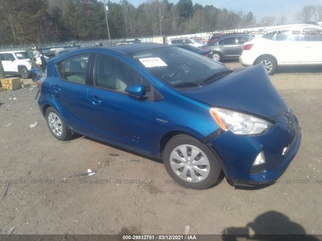 TOYOTA PRIUS C 2013 jtdkdtb30d1548215