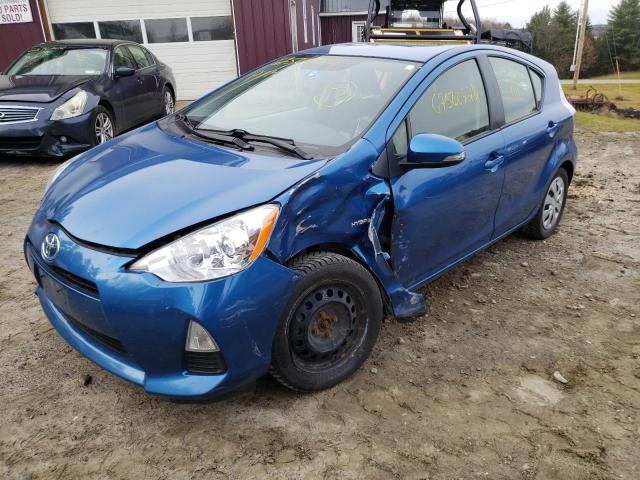 TOYOTA PRIUS C 2013 jtdkdtb30d1556931