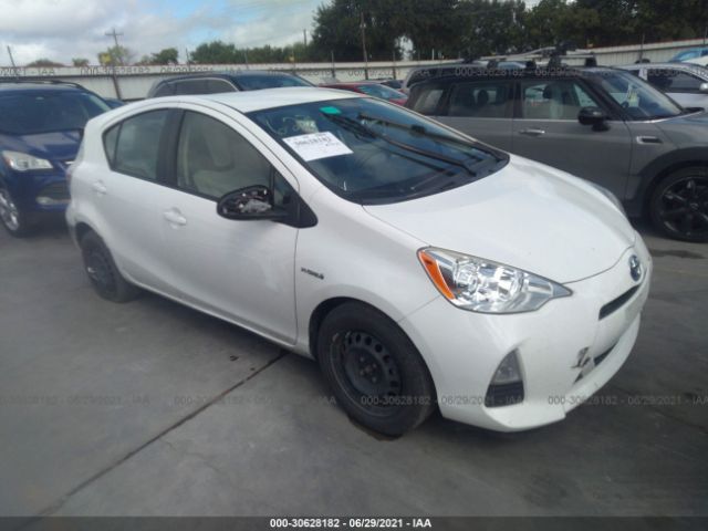 TOYOTA PRIUS C 2014 jtdkdtb30e1069603