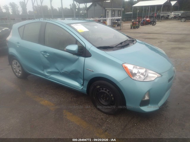 TOYOTA PRIUS C 2014 jtdkdtb30e1084716