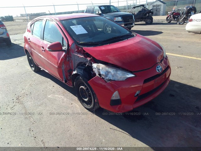 TOYOTA PRIUS C 2012 jtdkdtb31c1514380