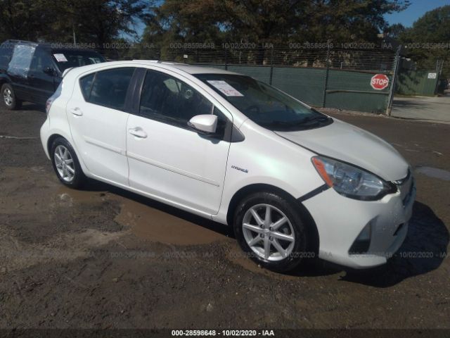 TOYOTA PRIUS C 2013 jtdkdtb31d1048905