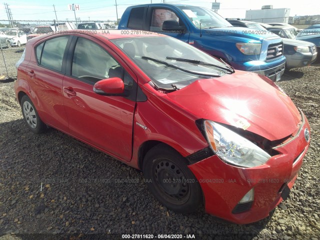 TOYOTA PRIUS C 2013 jtdkdtb31d1542987