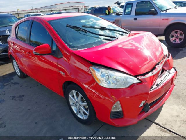 TOYOTA PRIUS C 2014 jtdkdtb31e1569382