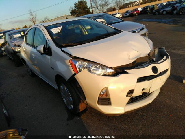 TOYOTA PRIUS C 2014 jtdkdtb31e1570239