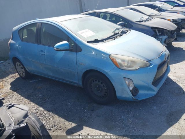 TOYOTA PRIUS C 2015 jtdkdtb31f1093524