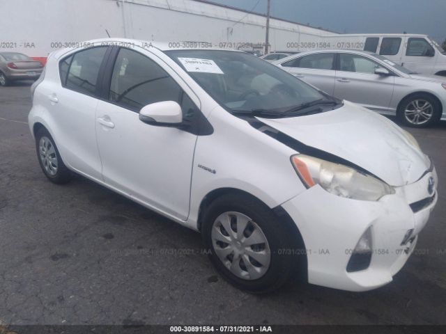 TOYOTA PRIUS C 2012 jtdkdtb32c1001476