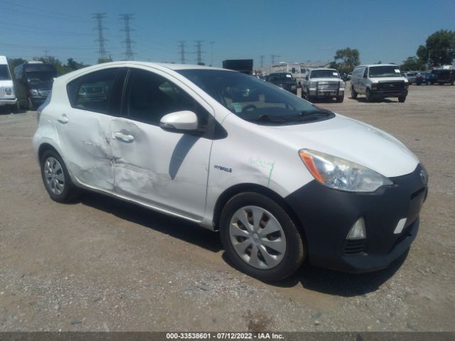 TOYOTA PRIUS C 2012 jtdkdtb32c1012154