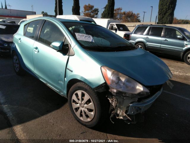 TOYOTA PRIUS C 2012 jtdkdtb32c1018309