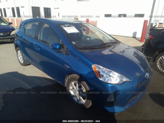 TOYOTA PRIUS C 2013 jtdkdtb32d1539919