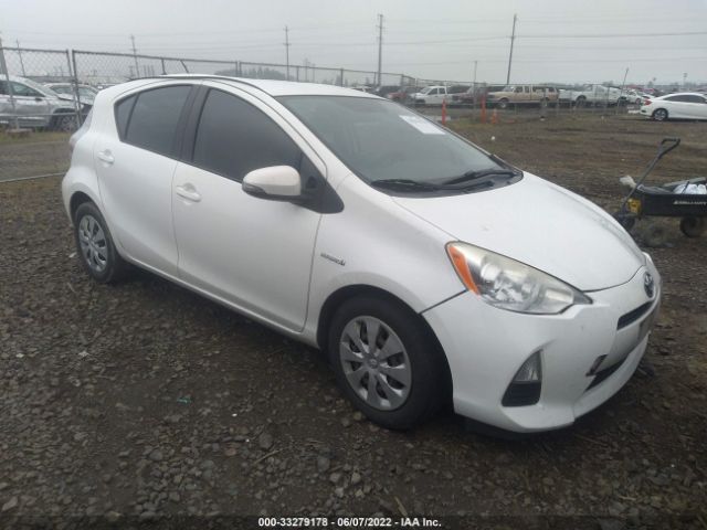 TOYOTA PRIUS C 2013 jtdkdtb32d1543050