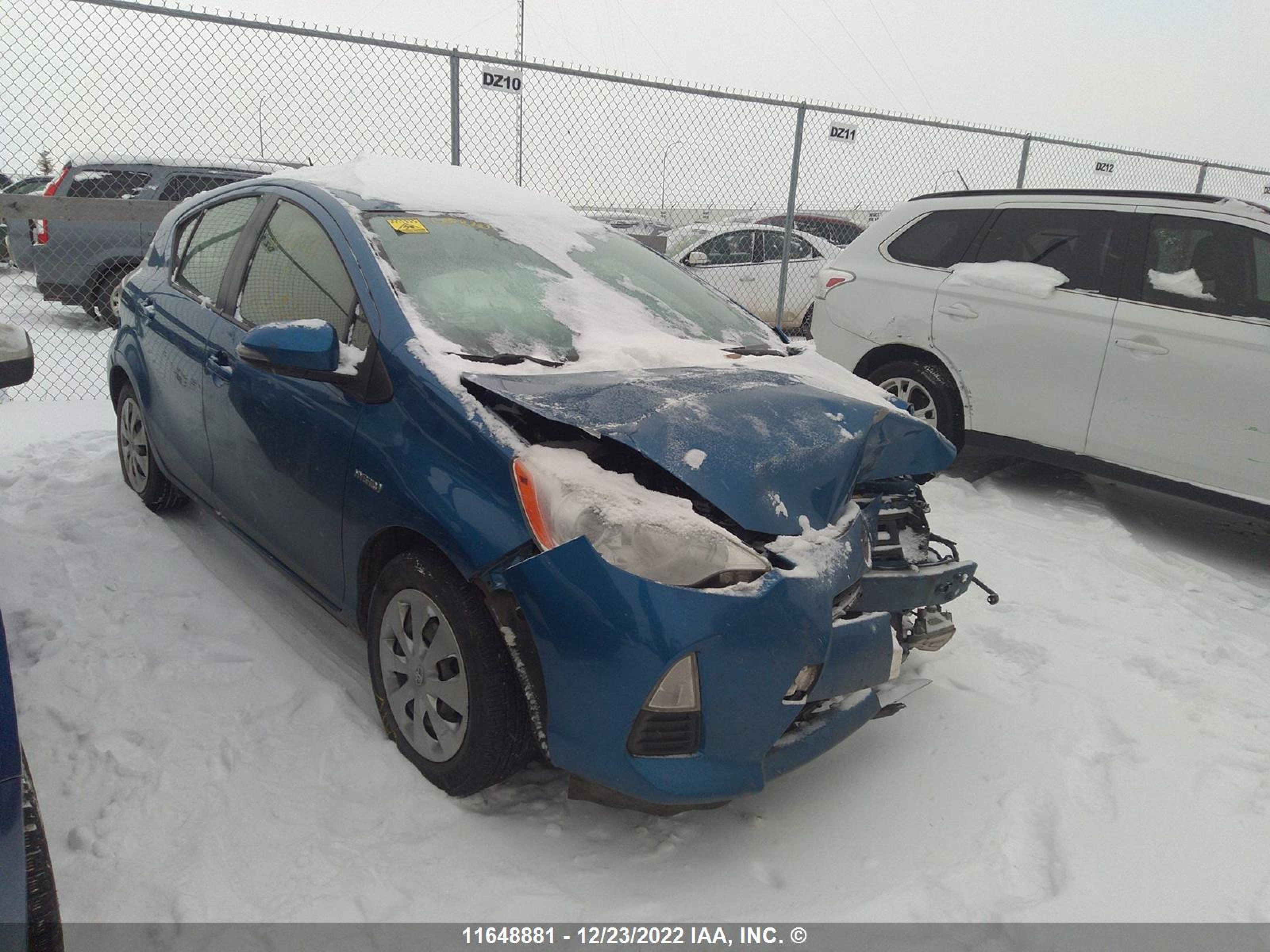 TOYOTA PRIUS C 2014 jtdkdtb32e1573408