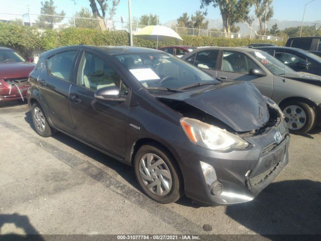 TOYOTA PRIUS C 2015 jtdkdtb32f1096285