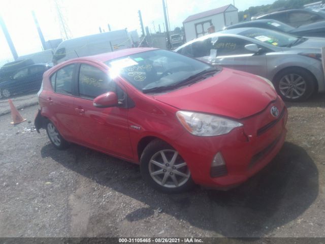 TOYOTA PRIUS C 2012 jtdkdtb33c1515739