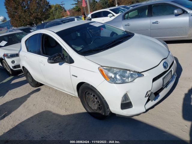 TOYOTA PRIUS C 2012 jtdkdtb33c1520942