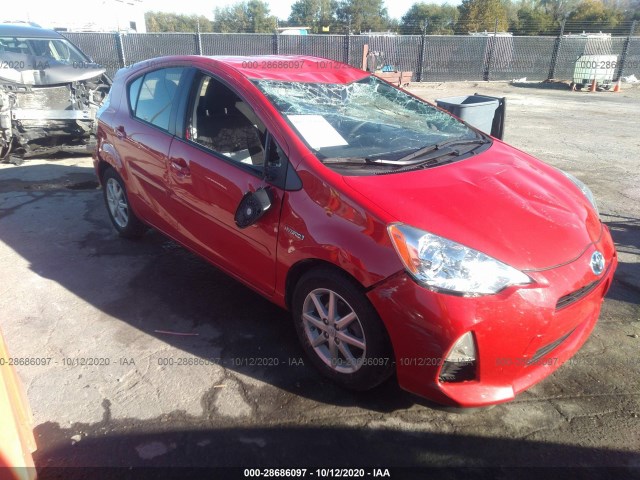 TOYOTA PRIUS C 2013 jtdkdtb33d1058769