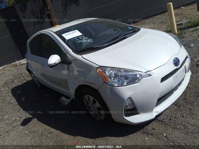 TOYOTA PRIUS C 2013 jtdkdtb33d1547110