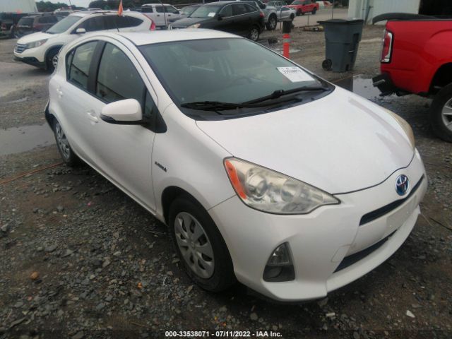 TOYOTA PRIUS C 2013 jtdkdtb33d1550119