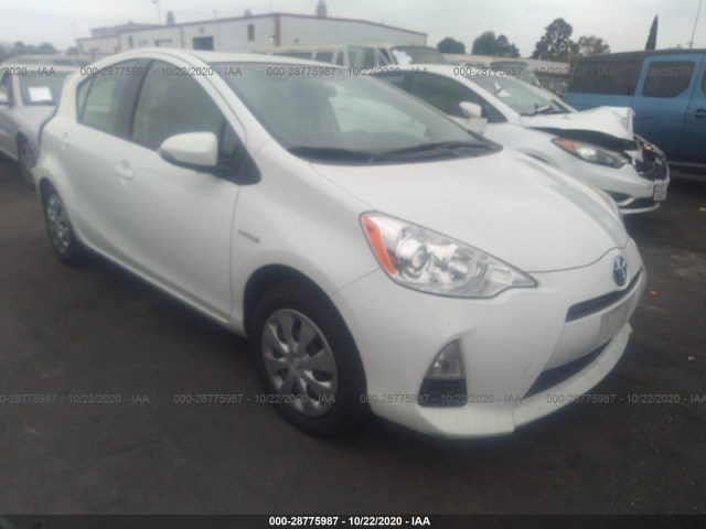 TOYOTA PRIUS C 2014 jtdkdtb33e1077257