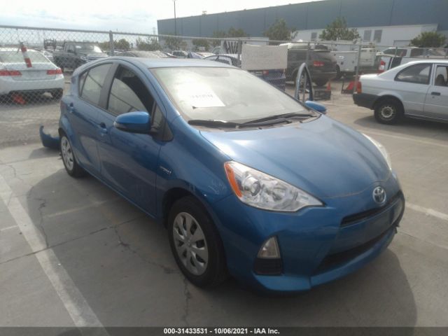 TOYOTA PRIUS C 2014 jtdkdtb33e1574695