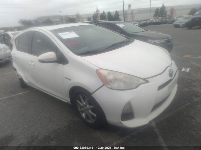 TOYOTA PRIUS C 2012 jtdkdtb34c1021714