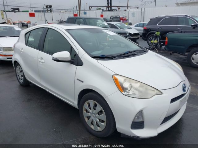 TOYOTA PRIUS C 2012 jtdkdtb34c1026279