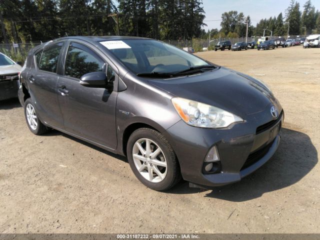 TOYOTA PRIUS C 2012 jtdkdtb34c1525521