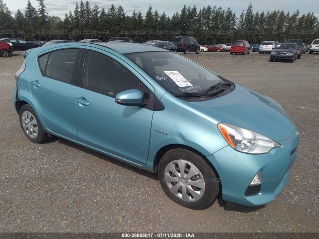 TOYOTA PRIUS C 2013 jtdkdtb34d1039146