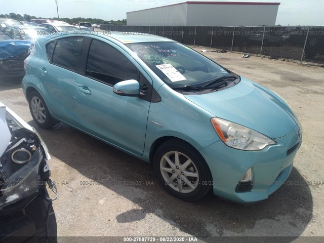 TOYOTA PRIUS C 2013 jtdkdtb34d1041141