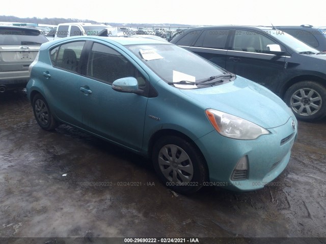 TOYOTA PRIUS C 2013 jtdkdtb34d1051149