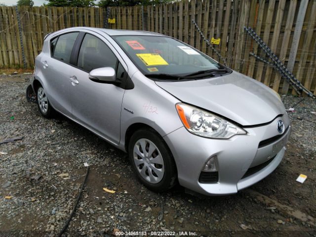 TOYOTA PRIUS C 2013 jtdkdtb34d1541400