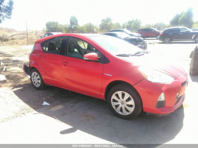 TOYOTA PRIUS C 2014 jtdkdtb34e1066946