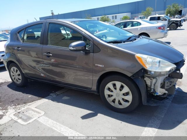 TOYOTA PRIUS C 2012 jtdkdtb35c1001696