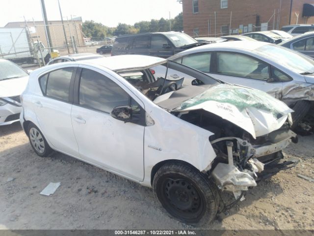 TOYOTA PRIUS C 2012 jtdkdtb35c1027604