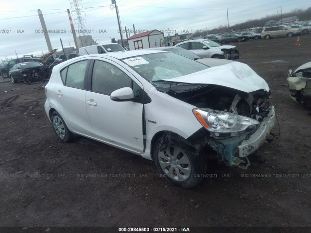 TOYOTA PRIUS C 2012 jtdkdtb35c1501793