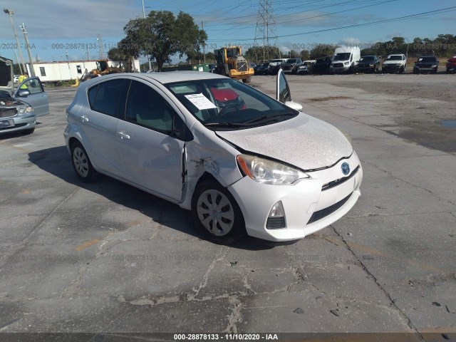 TOYOTA PRIUS C 2012 jtdkdtb35c1505889