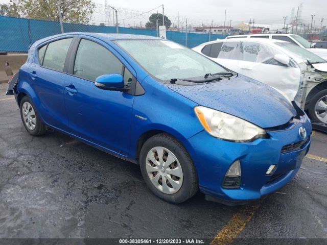 TOYOTA PRIUS C 2012 jtdkdtb35c1512079