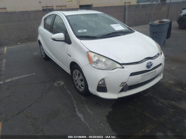 TOYOTA PRIUS C 2013 jtdkdtb35d1049247