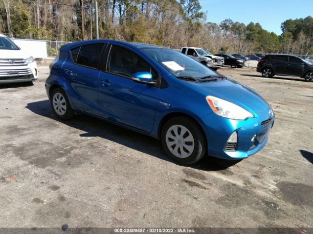 TOYOTA PRIUS C 2013 jtdkdtb35d1539526