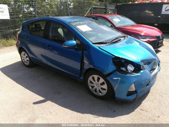 TOYOTA PRIUS C 2013 jtdkdtb35d1540045