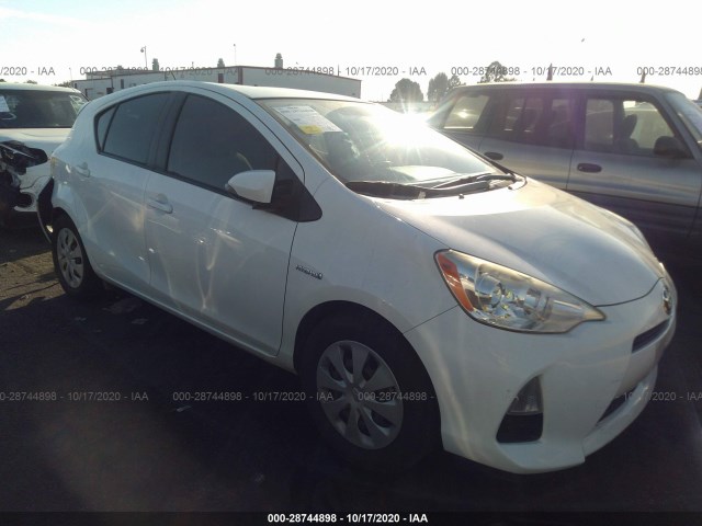 TOYOTA PRIUS C 2013 jtdkdtb35d1545374