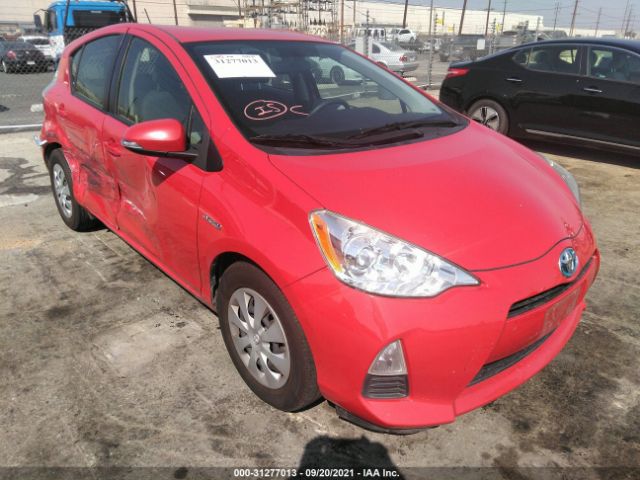 TOYOTA PRIUS C 2013 jtdkdtb35d1550557