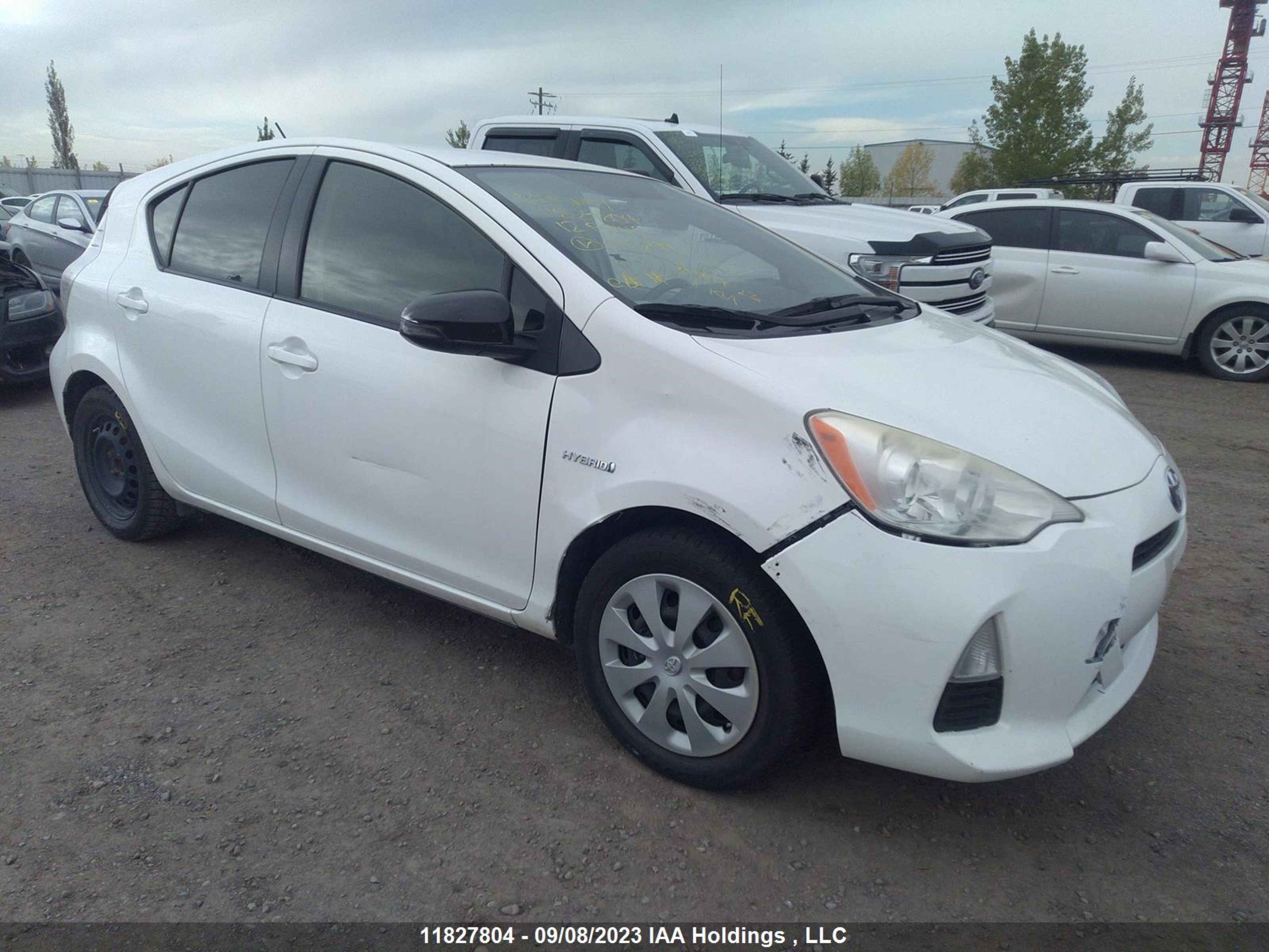 TOYOTA PRIUS C 2012 jtdkdtb36c1012299